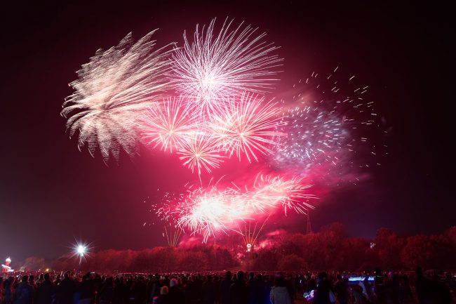 Fireworks Display at Ally Pally