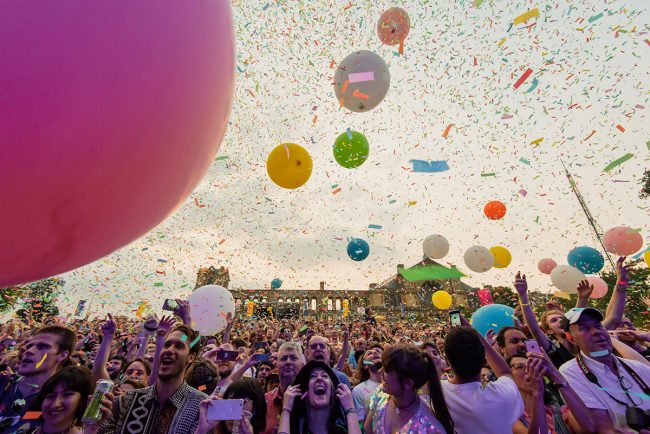 Confetti Ally Pally