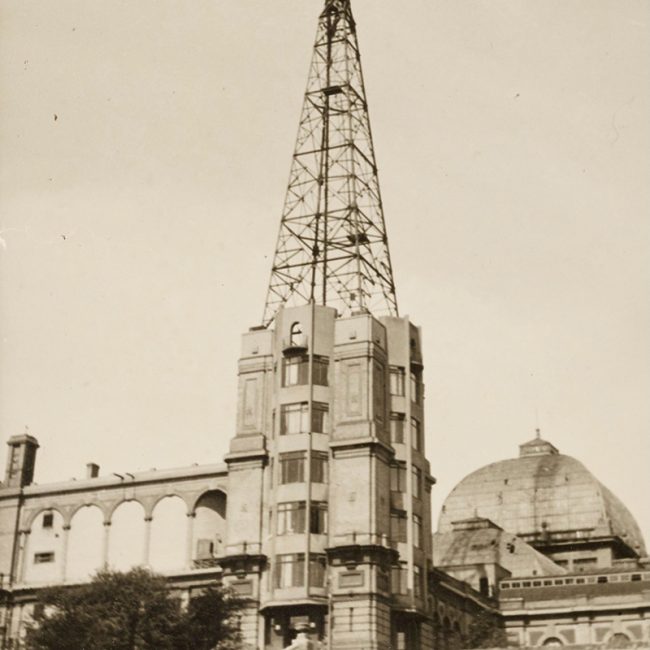 The Blitz effect on Alexandra Palace