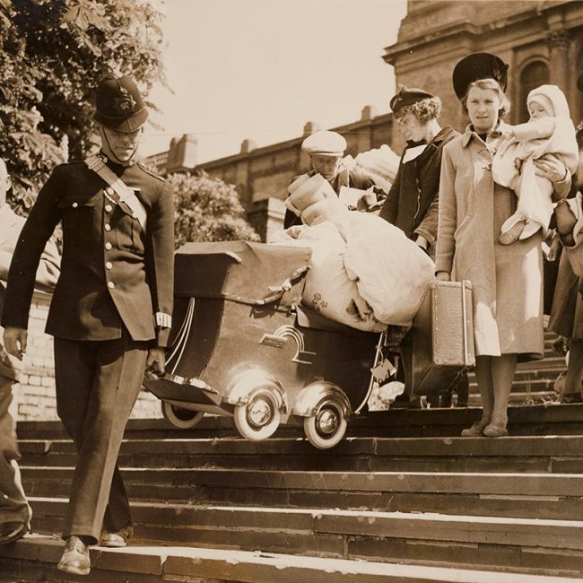 Refugees at the Alexandra Palace