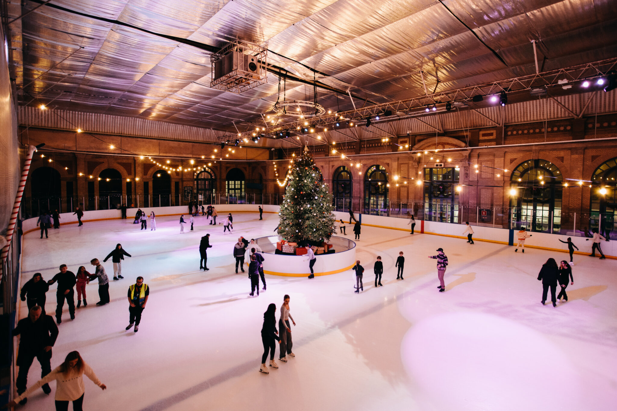 Ice Skating Ally Pally, London