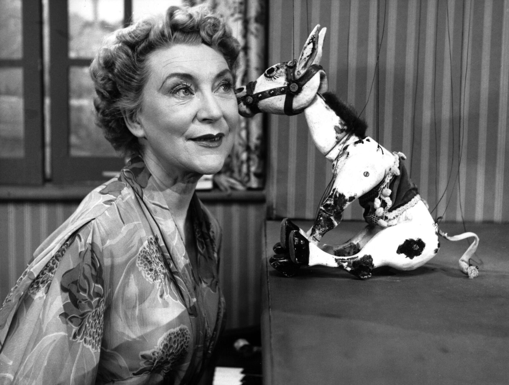 Annette Mills with Muffin the Mule BBC Television (1940s)